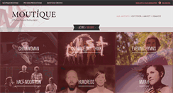 Desktop Screenshot of moutique.de